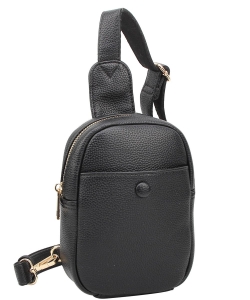 Fashion Pocket Sling Bag ND125 BLACK